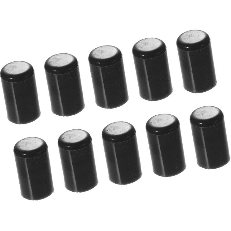 

10 Pcs 12mm 0.47 Silicone Hose Cap Intake Vacuum Hose Tube End Plug for Car Black Auto Replacement Parts