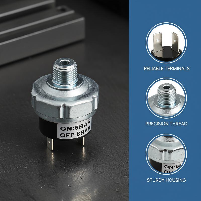 Applicazione Controllo Pressione 1 8 Npt Filetto Esterno Interruttore Pressione Aria Interruttore Controllo Pressione Filetto 1 8 Npt