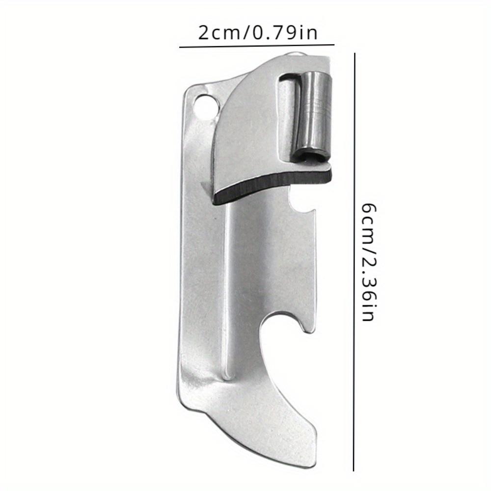 1PC Multifunctional Stainless Steel Folding Bottle Opener, household can opener, canning knife, lid opener, tin can opening