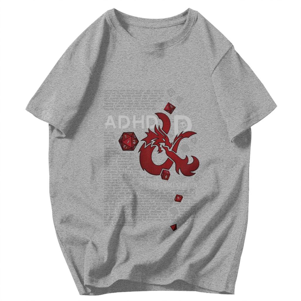 Men T Shirt Gifts ADHDD Roll For Concentration Idea Y2K Graphic Short Sleeve Unisex Clothes T Shirts
