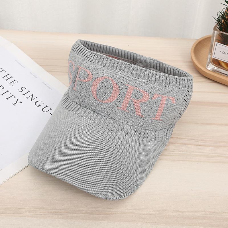 Visor Plus Long 10CM Brim Ponytail Baseball Cap Women Summer Knitted Breathable Golf Beach Hat For Outdoor Sports Empty Top Hat