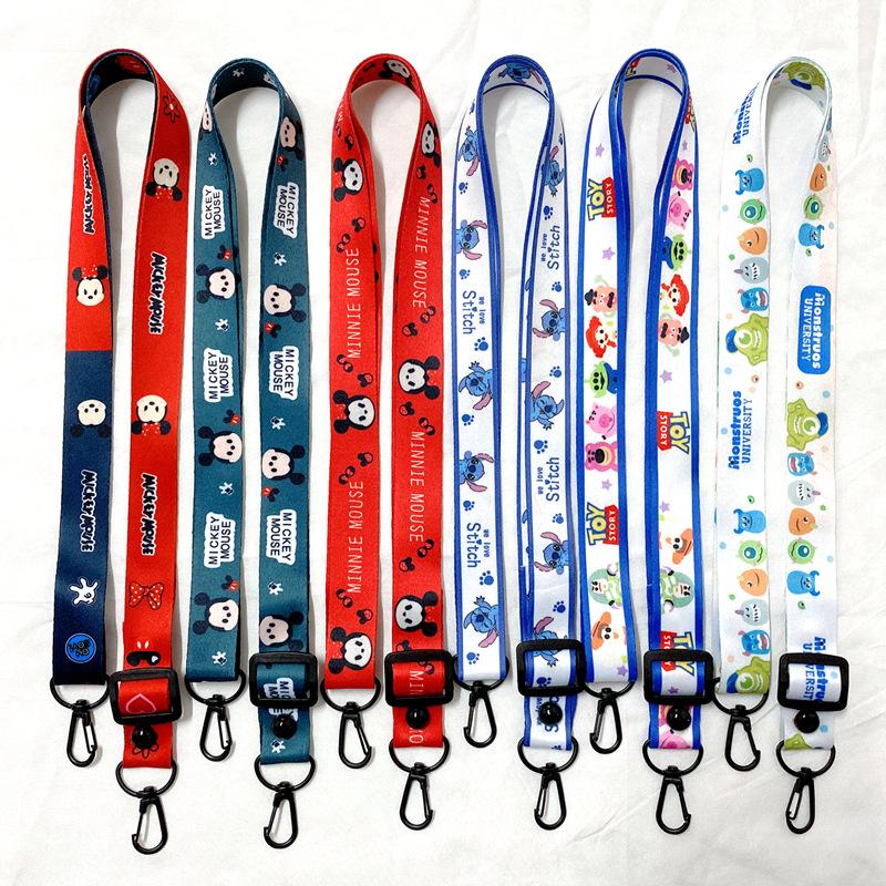 Oblique Span Mobile Phone Lanyard Adjustable Cartoon Silicone Change Bag Lanyard Card Sleeve Record Label Lanyard Lanyard