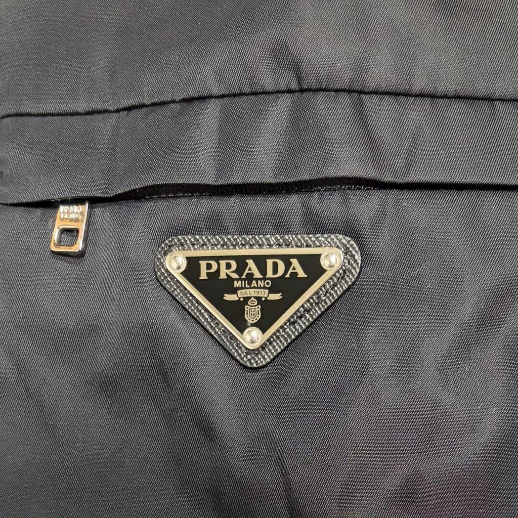 Prada Nylon Jacket Black Women's Size S Model 134643