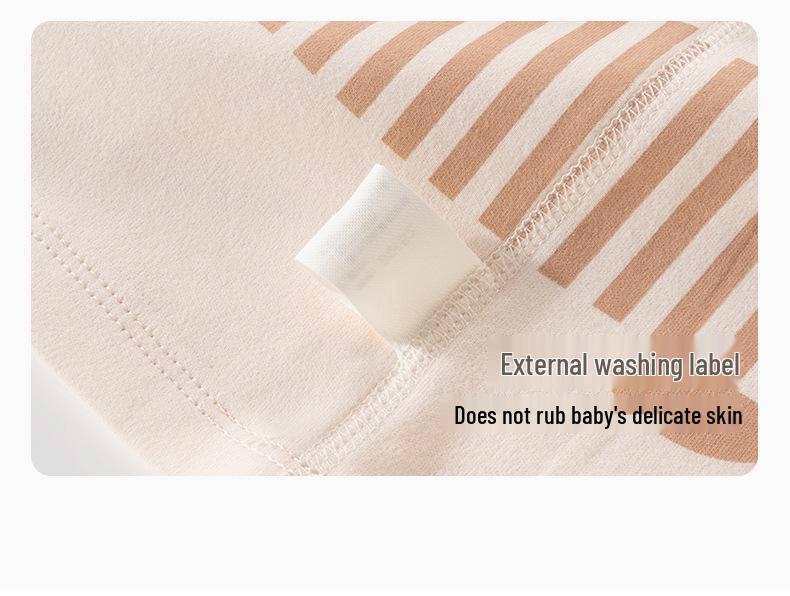 Baby Pure Cotton Two-Piece Underwear Set for Spring and Autumn