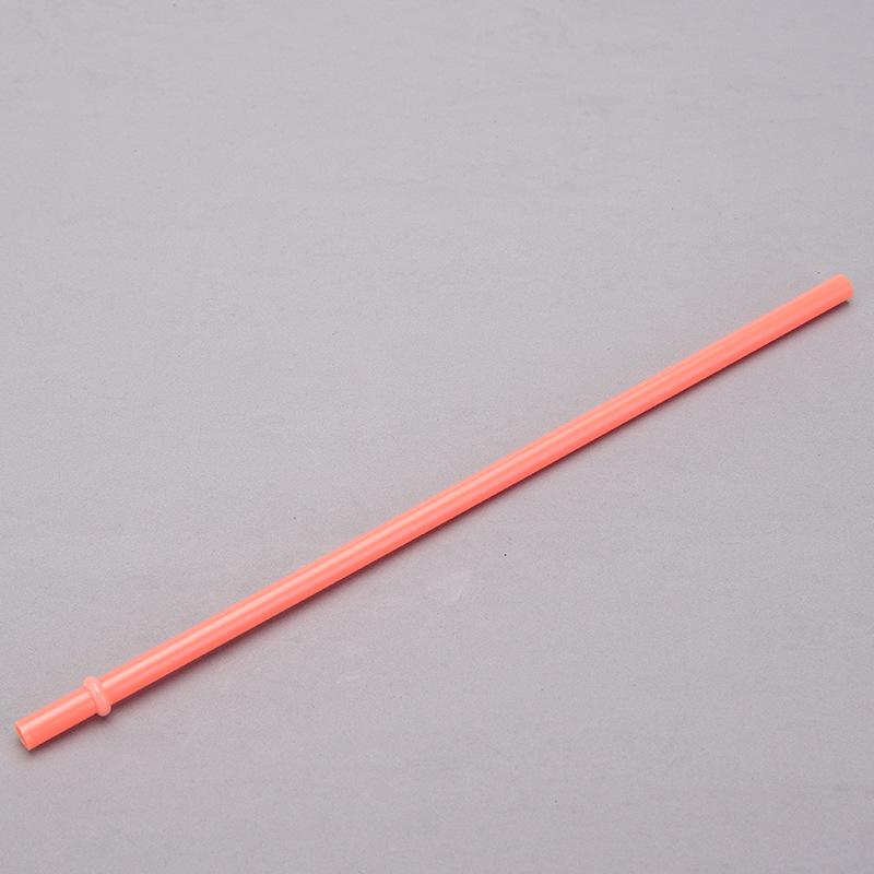 7Mm Aperture Straw 37 Color Solid Color Plastic Cup Accessories Pp Straw Non-Disposable Straw With Ring