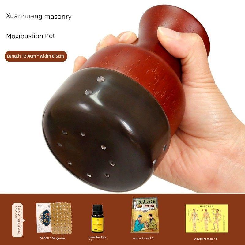 Genuine Goods Whole Body Massage Massager Health Care Abdominal Massage Stone (Premium) Bian Stone Moxibustion Jar