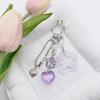 Vibrant Five Point Keychain Charm Easy Clip Feature Sturdy Alloy Keyring Accessory For Convenient Portability