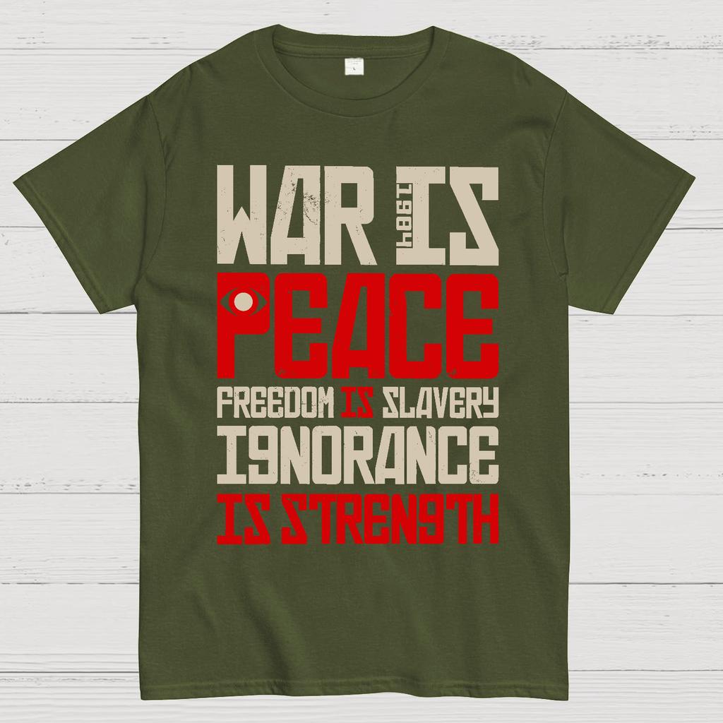 War Is Peace Unisex 100% Cotton Summer Casual Cool Loose T-Shirt
