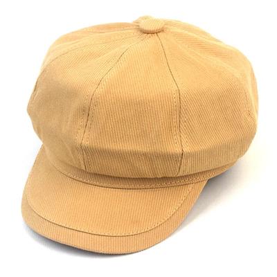 Universelle Chemie Schirmmütze Beige Newsboy Cap