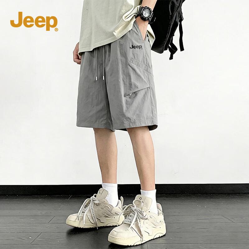 JEEP Men s Lightweight Summer Shorts L
