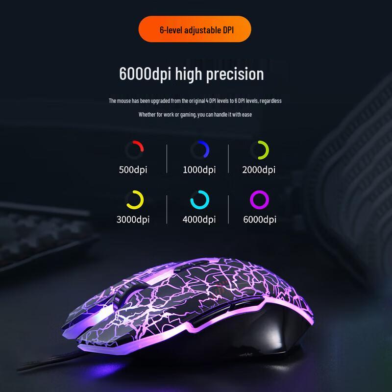 Dareu EM915 Wired RGB Gaming Mouse