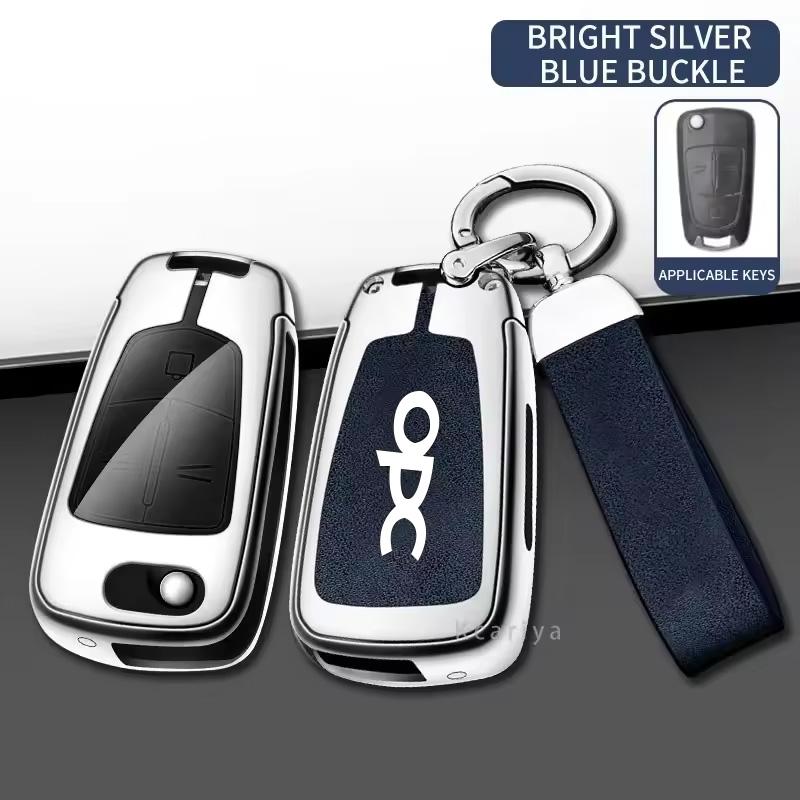 Car TPU Zinc Alloy Key Case Bag For Opel OPC Insignia Astra J H Vectra Combo Corsa D Mokka Zafira Car Key Chain Metal Key Shell