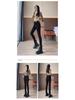Women's High-Waisted Velvet Skinny Jeans - Hip-Lifting, Autumn/Winter 2024 Trend