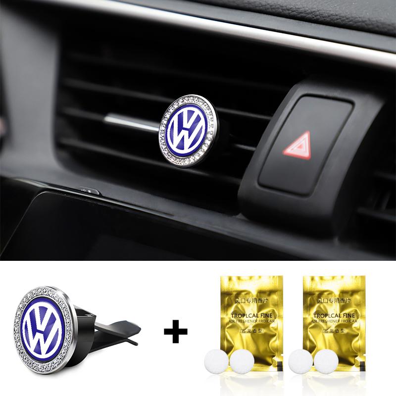 F1Car Air Outlet Aromatherapy Clip Perfume Diffuser Auto Interiors For Volkswagen VW RLine R GTI Golf Amarok T5 ID3 Tiguan Caddy