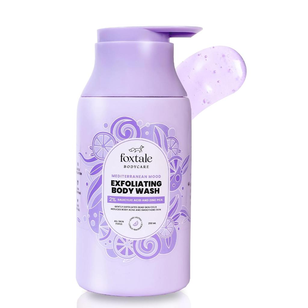 FoxTale 2% Salicylic Acid Exfoliating Body Wash 250ml