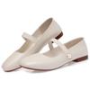 Mode AIYUQI Mary Jane Skor Kvinnor Fyrkantig Tå 2025 Nya Äkta Läder Mode Dams Vårskor Balett Vintage Dams Loafers