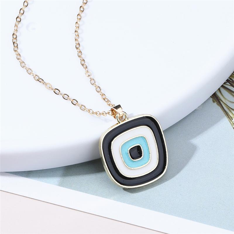 Bellissimo Collana Pendenti Occhi di Cristallo Turco Malocchio Per Donne Regali Gioielli Semplici Collane Catena Maglione