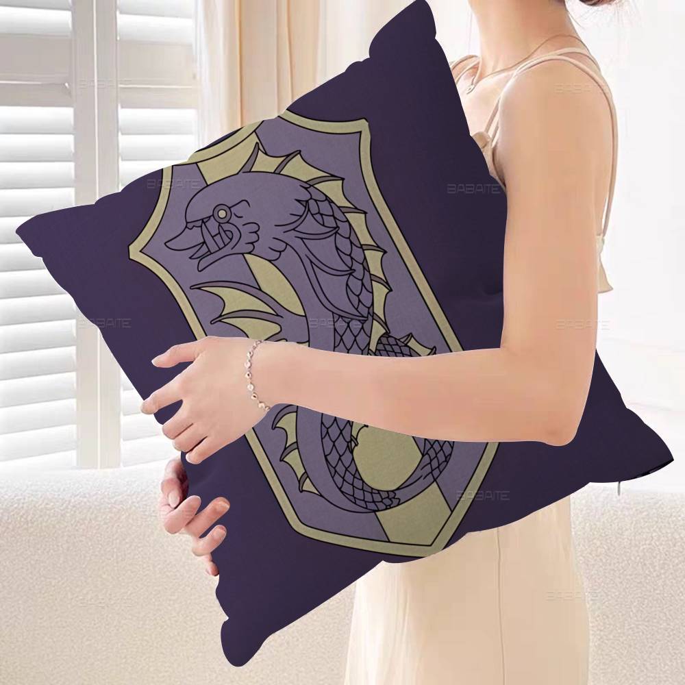 Black Clover Asta Anime Cushion Cover Pillow Cover Decor Pillowcase Printed Cushion Case for Couch