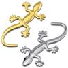 3D Echse Gecko Autoaufkleber PVC Verchromtes Abzeichen Emblem Aufkleber Decal Wasserdicht Reflektierende Aufkleber Auto Styling Dekor Zubehör