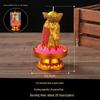 Handun Lucky Golden Treasure Windproof Lotus Candle