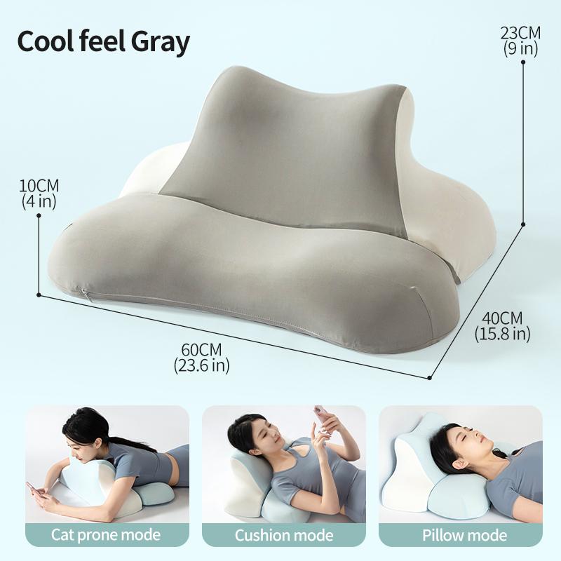 Auf dem Bett liegendes Schlafkissen Auf dem Bett liegendes Artefakt Multifunktionales Liegekissen in Bauchlage Liegekissen Liegen Schlafkissen