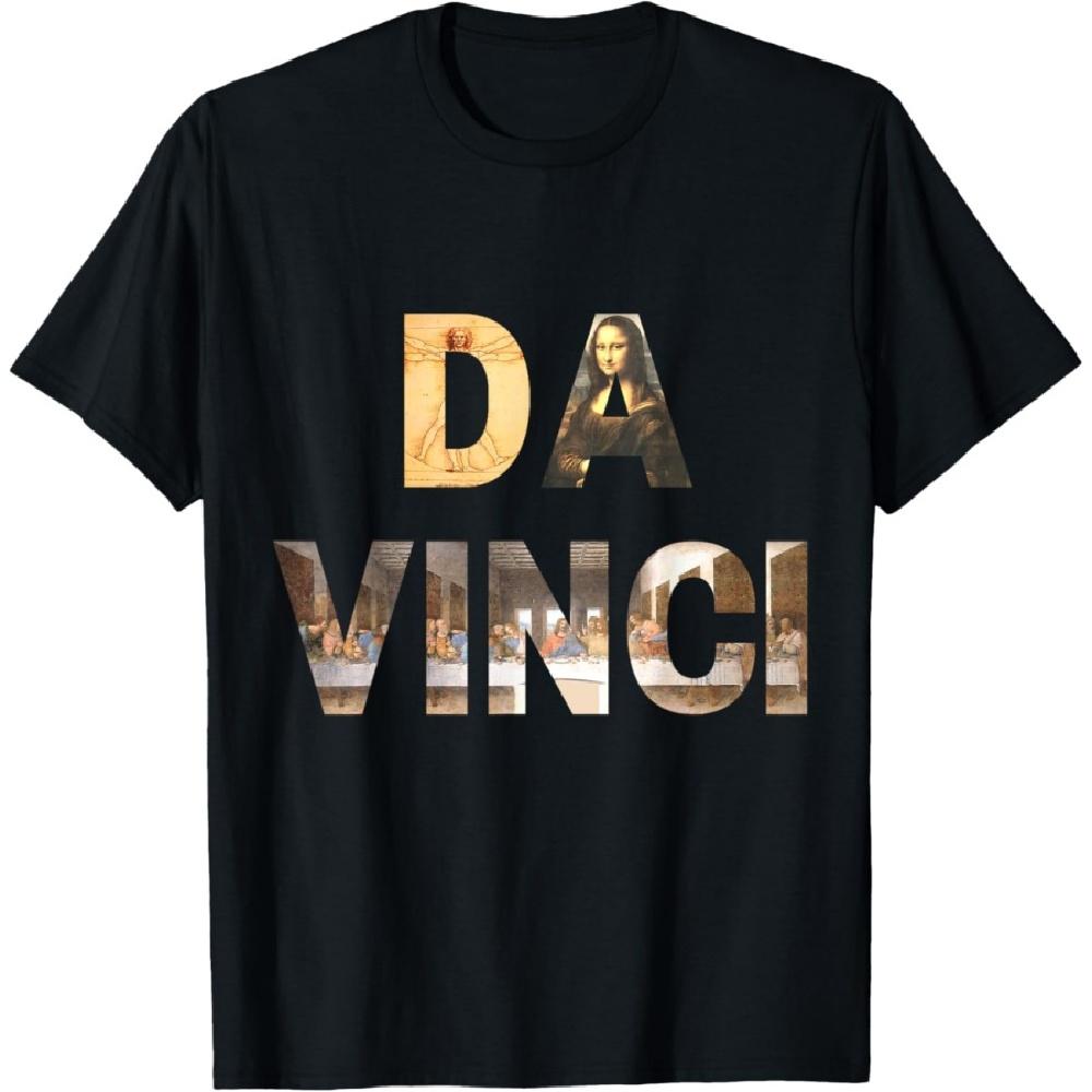Да Винчи, Мона Лиза, Тайная вечеря Футболка XXXXXL чёрный