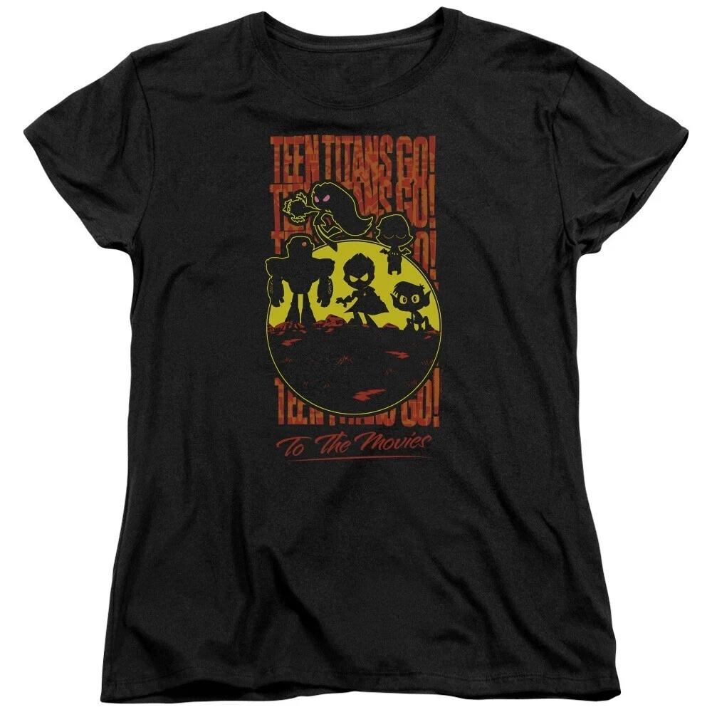 Teen Titans Go!  Titans Silhouette  Women s T-Shirt 2XL