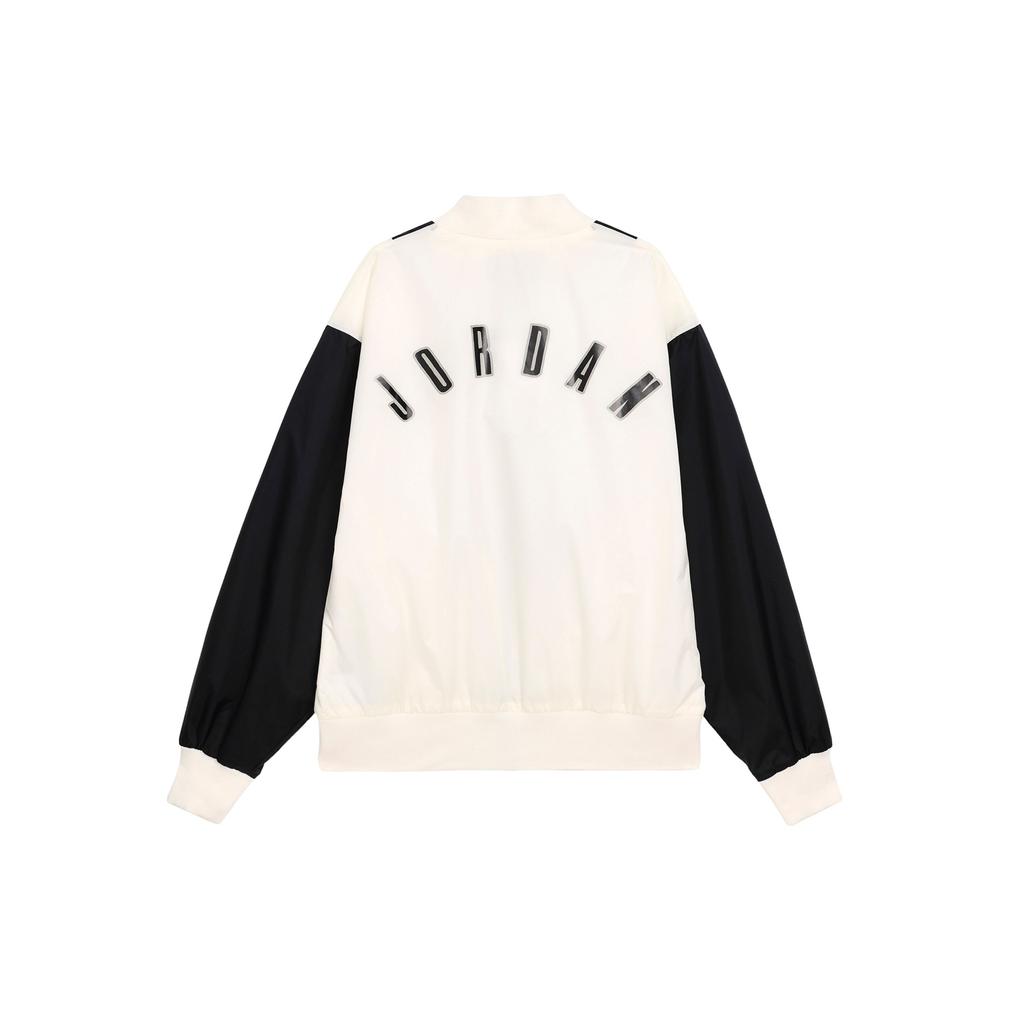 Jordan Flight MVP Color-Block Logo Print Casual Jacket Men Outerwear Sail-White FB7033-133