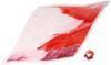 Cuco Damen-Faltenschal mit verschwommenem Print und Haargummi, Rosa (2313121506)