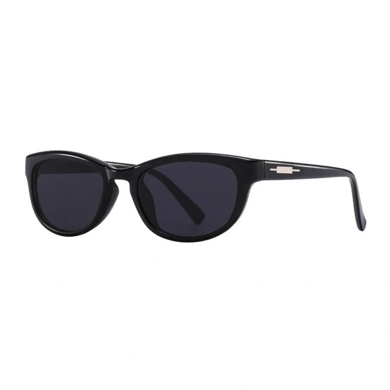 Trendy Korean Black Cat Eye Sunglasses for Women - Retro Driving Shades
