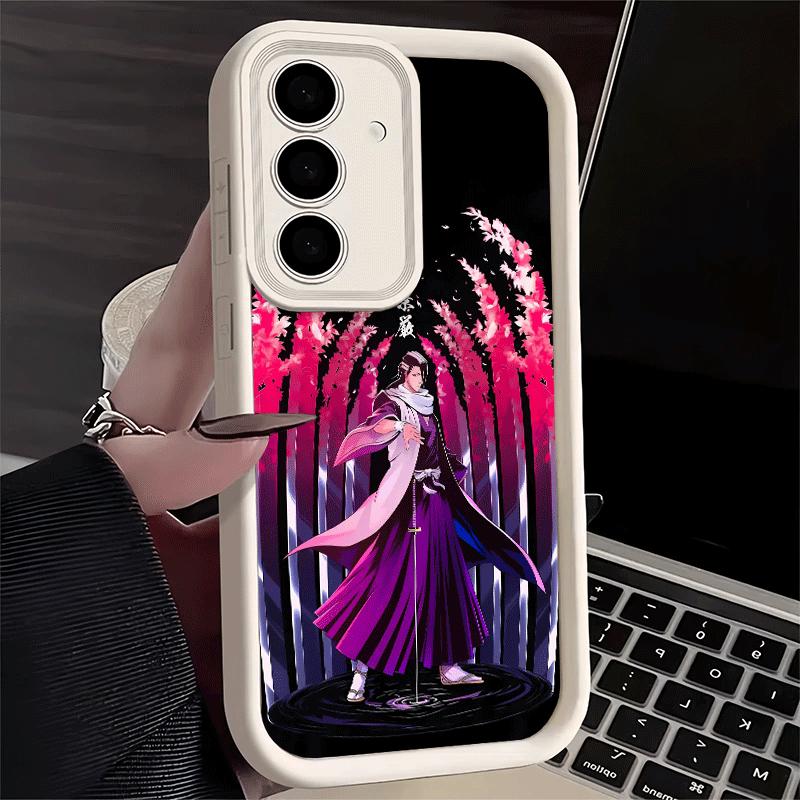 Phone Case for Samsung Galaxy A17 A16 A15 A14 A13 Bleach Kuchiki Byakuya A56 A36 A26 A55 A35 A25 A54 A34 A24 A53 A33 A23 A07 A06