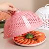 Adjustable Food Tent Cover Reusable Vegetable Washing Basket Food Umbrella Cover for Outdoor Picnic Camping BBQ Garden Party Food Protector Net for