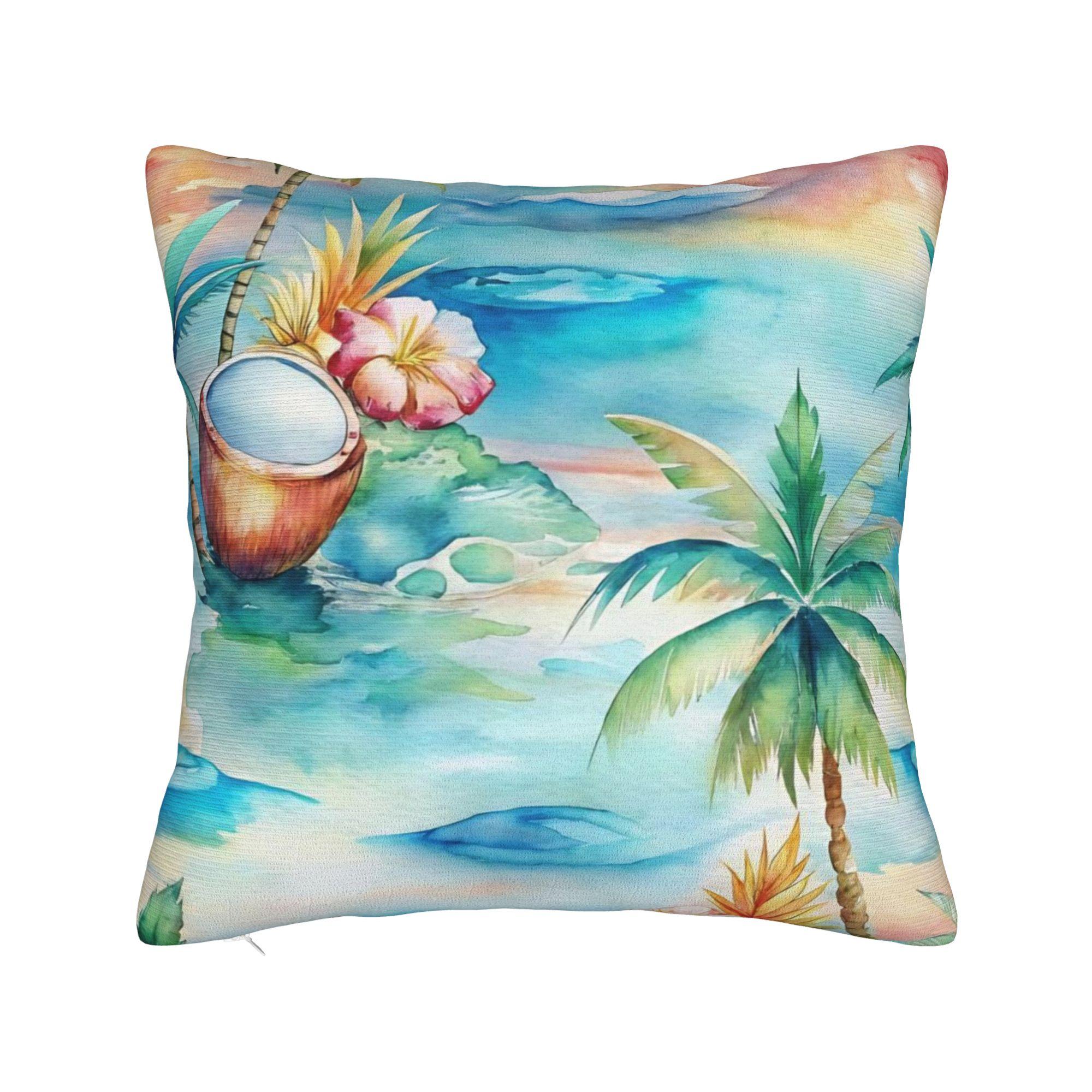 Italy Cute Print Sicilia Sicily Love Trinacria Pillow Cover Fashion Pillow Case For Sofa Home Decoration Custom Pillowcases Gift 30cmx30cm