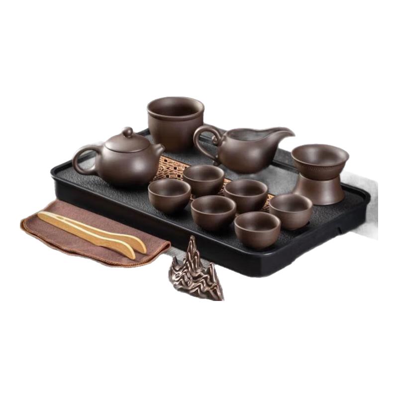 

Qianyu Frosted Chinese Zisha Kung Fu Tea Set