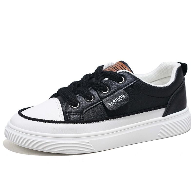 Autumn spring new small white shoes tide students all sports board shoes thick soles increase casual PU leather shoes C1350