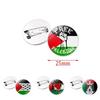 Premium Zinc Alloy Palestine Flag Brooch Pin Unique And Stylish Accessory For Bags And Jewelry Wholesale