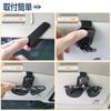 (2025 Improved Alphard Exclusive) Sunglasses Holder, Glasses Clip, Sunglasses Clip, Leather, Stylish, Car Storage,