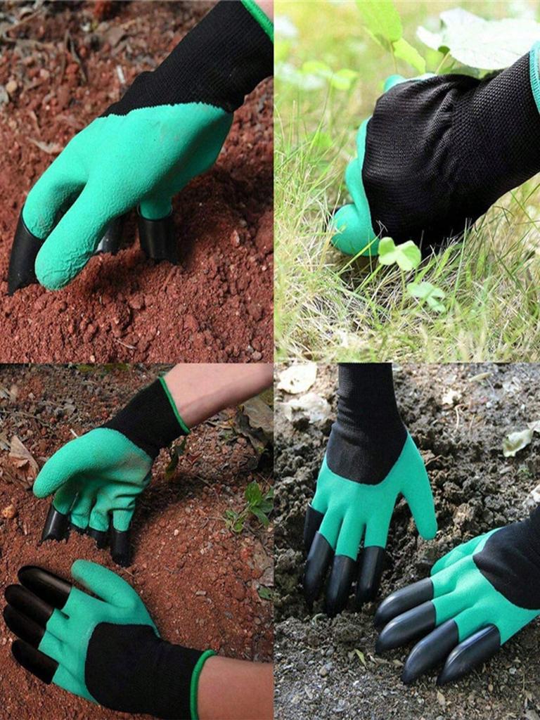 A pair of outdoor digging gloves, gardening and weeding gloves, wear-resistant and anti slip labor protection gloves, outdoor to