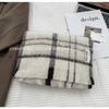 Autumn and winter new warm thickened scarf men's and women's casual versatile color plaid scarf tide