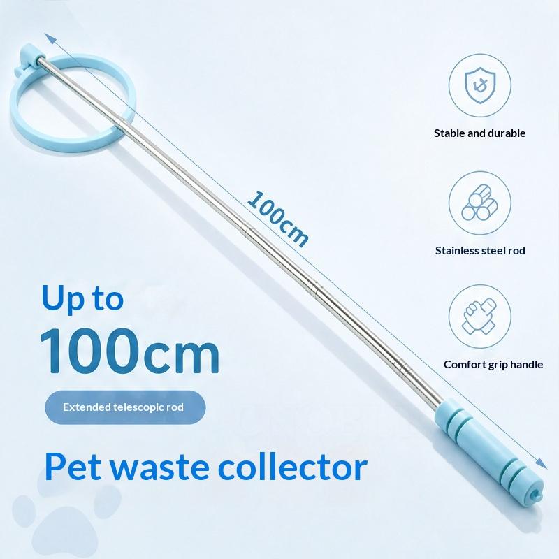 Portable Pet Poop Picker Dog Pooper Scooper Outdoor Walking Poop Shovel Waste Pick Picker Scoop Collect Puppy Cleaning Supplies