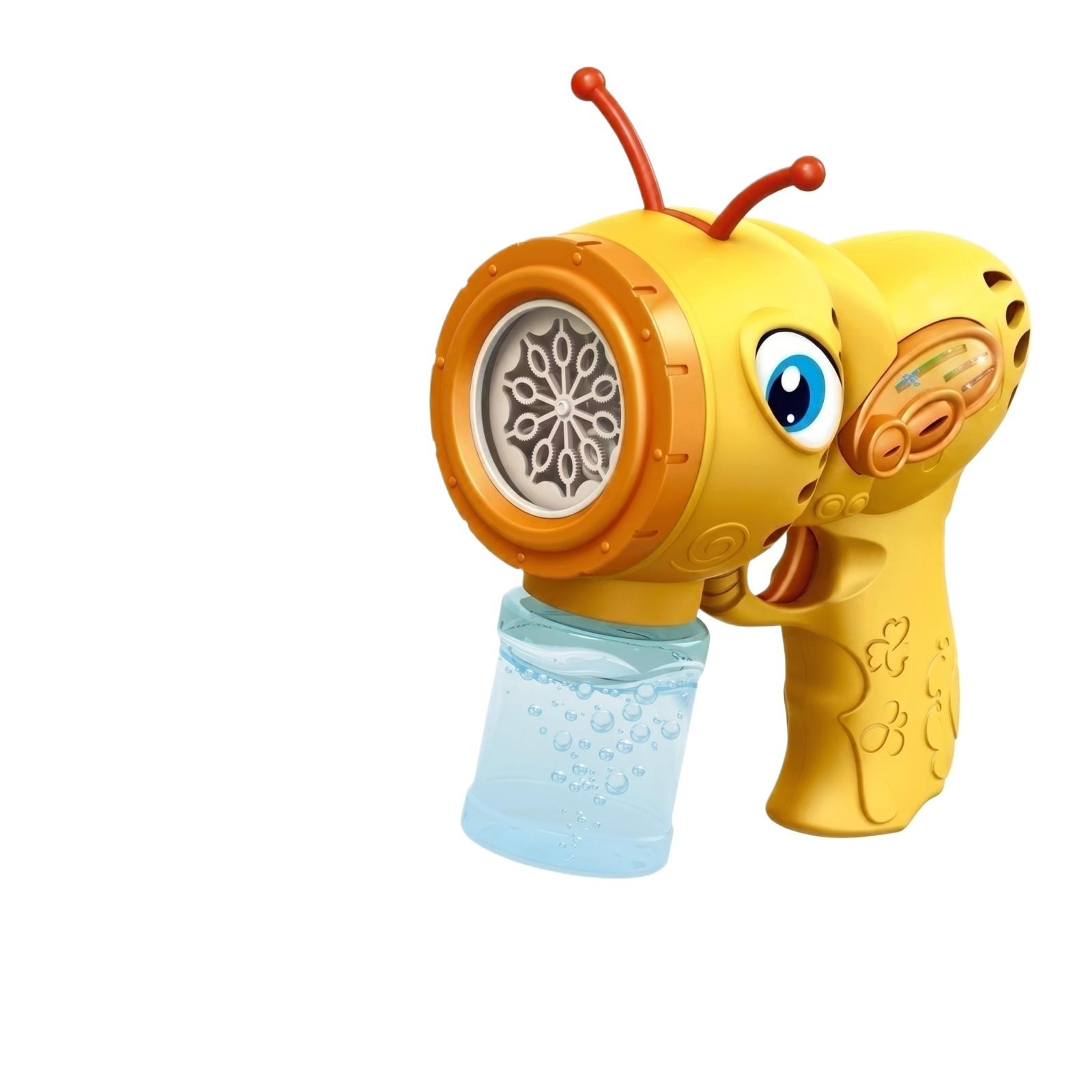 

Automatic Bubble Gun Machine for Kids with 90ml Bubble Solution Easy One-Button Operation Educational Toy for Outdoor Play and Parties One Size