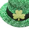 Festive Green Hat Hair Clip for St. Patrick's Day Celebration