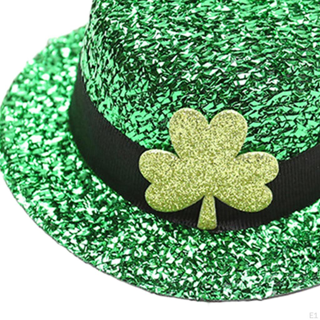Festive Green Hat Hair Clip for St. Patrick's Day Celebration