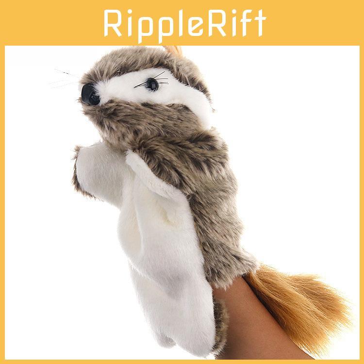 And Soft Squirrels Mice Hand Puppet With Short Fur For Childrens Learning