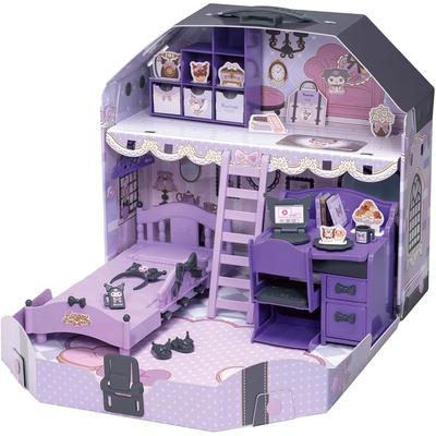 Takara Tomy Licca-chan Cool Kuromi Licca-chan Room Dress-Up Play Toy for Ages 3 and Up