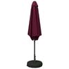 Garden Umbrella with Base 270 X 270 Cm Polyester Rectangular