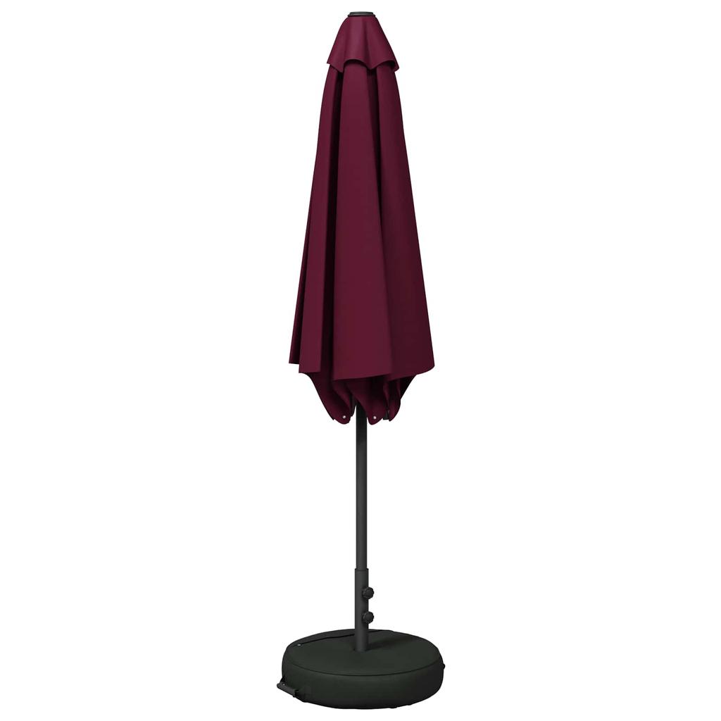 Garden Umbrella with Base 270 X 270 Cm Polyester Rectangular