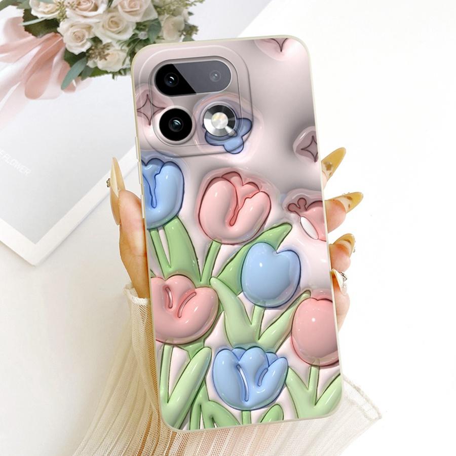 Case For Realme 16 Pro Plus Capa Flower Butterfly Phone Casing Realme16 16Pro 16 Pro+ Funda Soft Silicone TPU Covers