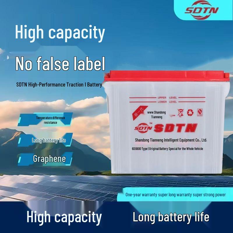 Shandong Tianneng Graphene Hydropower Battery 6DGA200/260/450 Electric Tricycle & Four-Wheel SDTN
