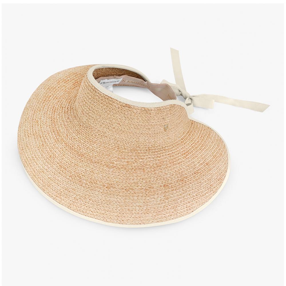 Helen Kaminski My Natural Sand Visor Sun Cap Hat50315